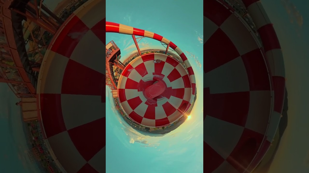 Jellystone Zion Water Slide — 360° Tiny Planet Video