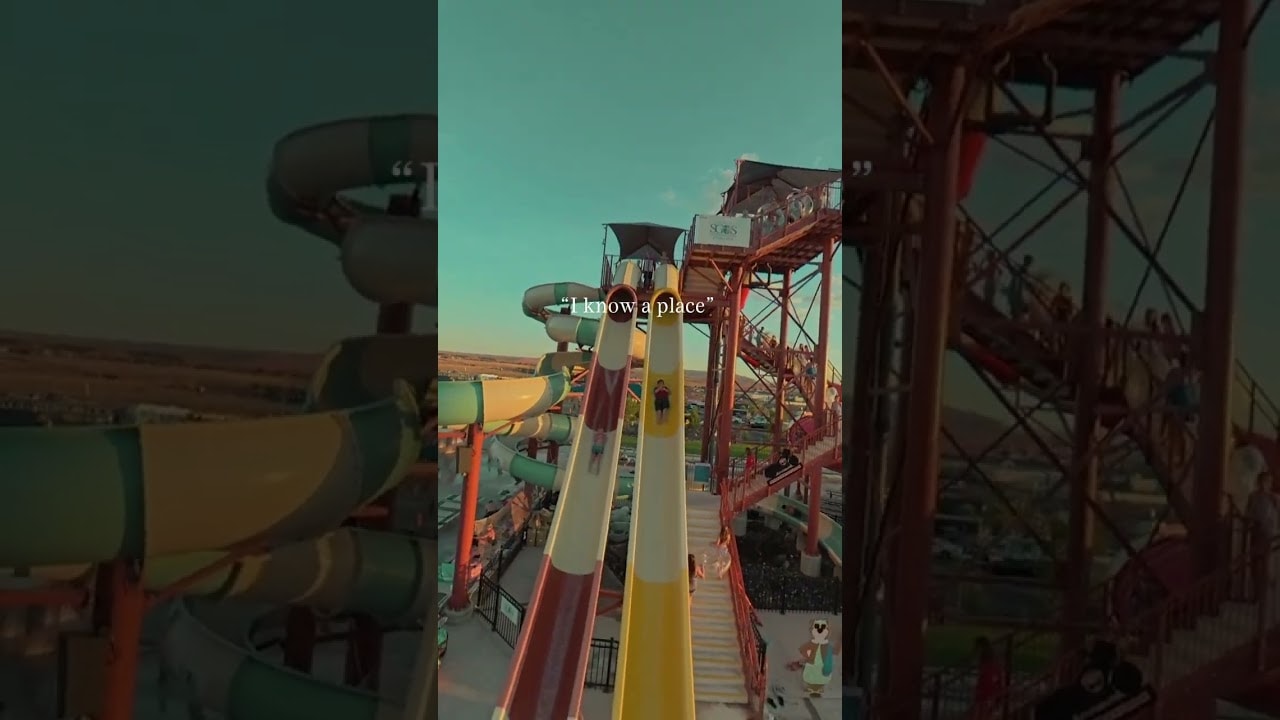 Jellystone Zion Racing Water Slides — 360 Aerial Video